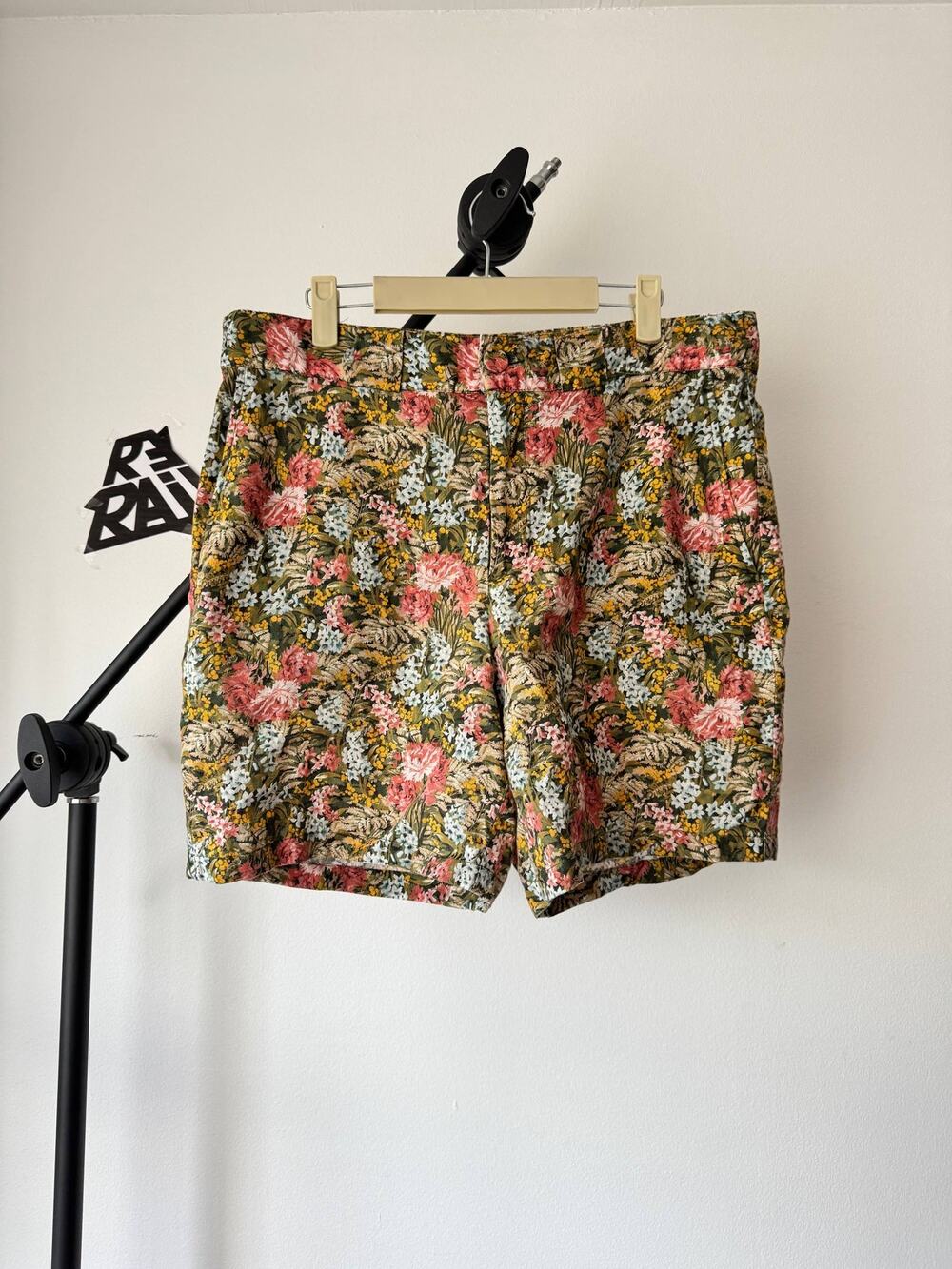 ERDEM Lucas Shorts Multicolor Floral Linen